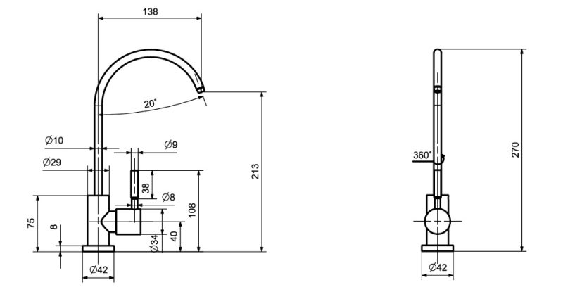 Cold Water Filter Tap - SMCWFT 01