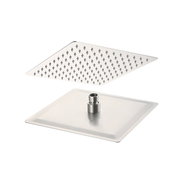 Shower Head Ultra Slim Square 8" - SMRSH - 703A