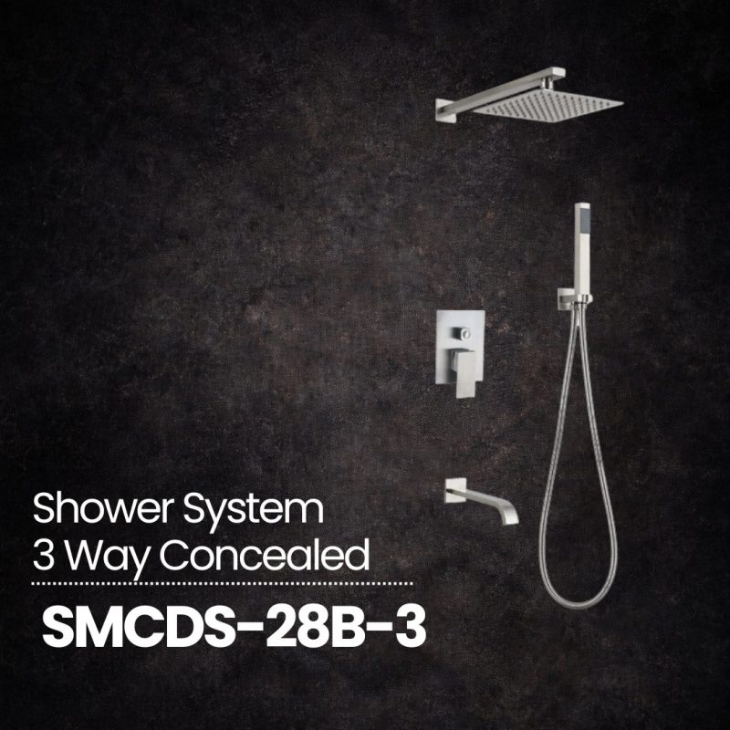Shower System 3 WAY Concealed - SMCDS-28B-3