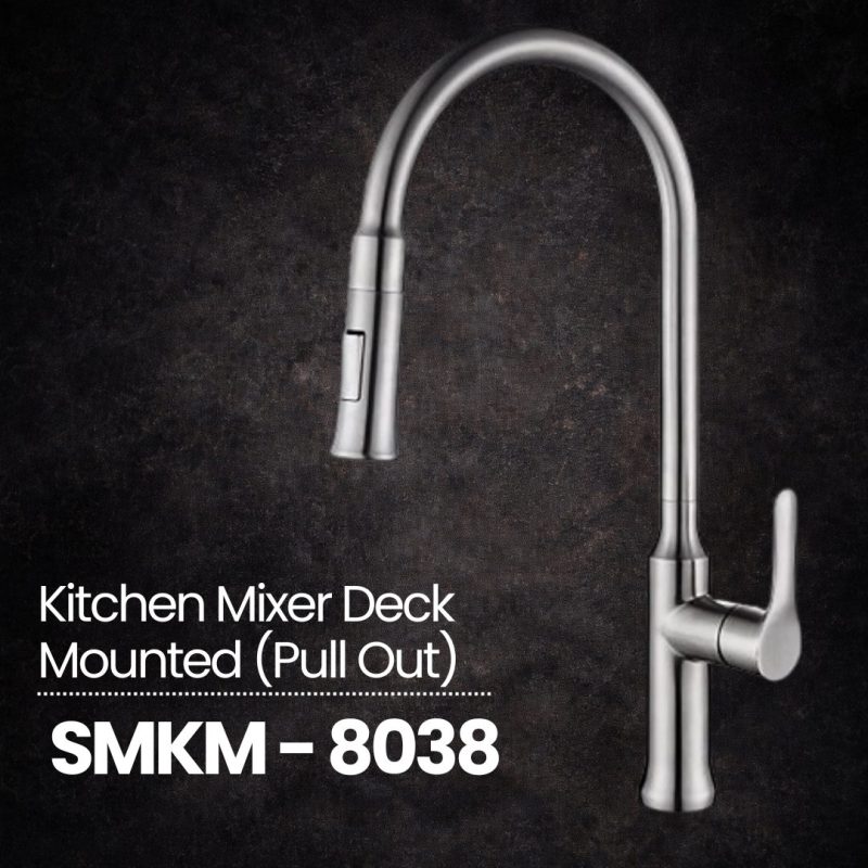 Kitchen Mixer Deck Mounted (Pull Out) - SMKM-8038